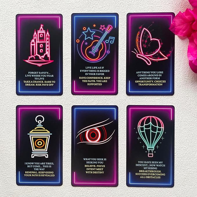 Sacred Soul Oracle Cards Deck, Higher Self Messages Oracle Cards, Oracle Deck Combines Art, Intuition, and Ancient Wisdom to Show You The Way Forward