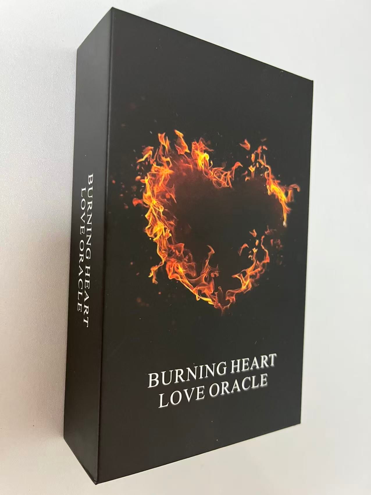Burning Heart Love Oracle Cards Deck, Twin Flame Oracle Cards, Oracle Deck Help You Gain Insight into What The Person is Thinking or Trying to Communicate with You