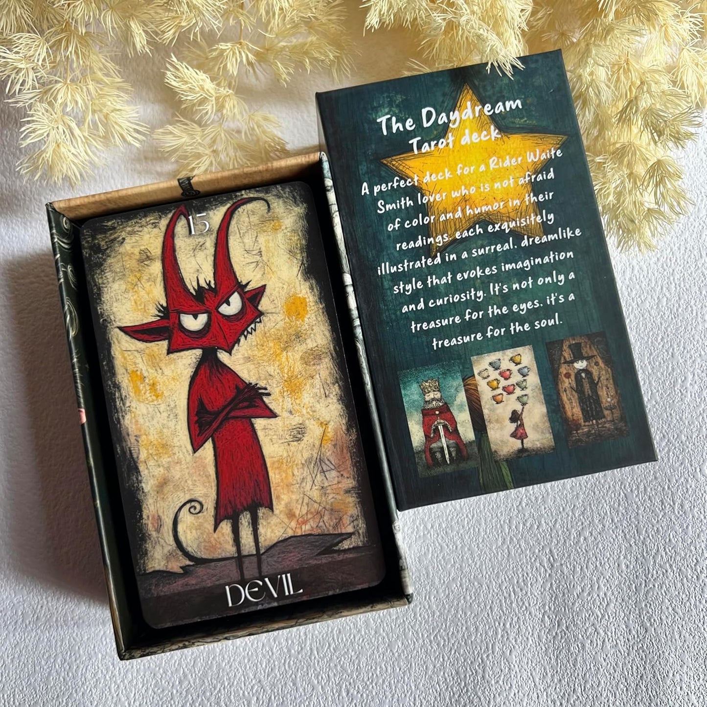 Daydream Tarot Cards for Beginners, Tarot Deck Surreal Dreamlike Style, Fortune Telling Cards