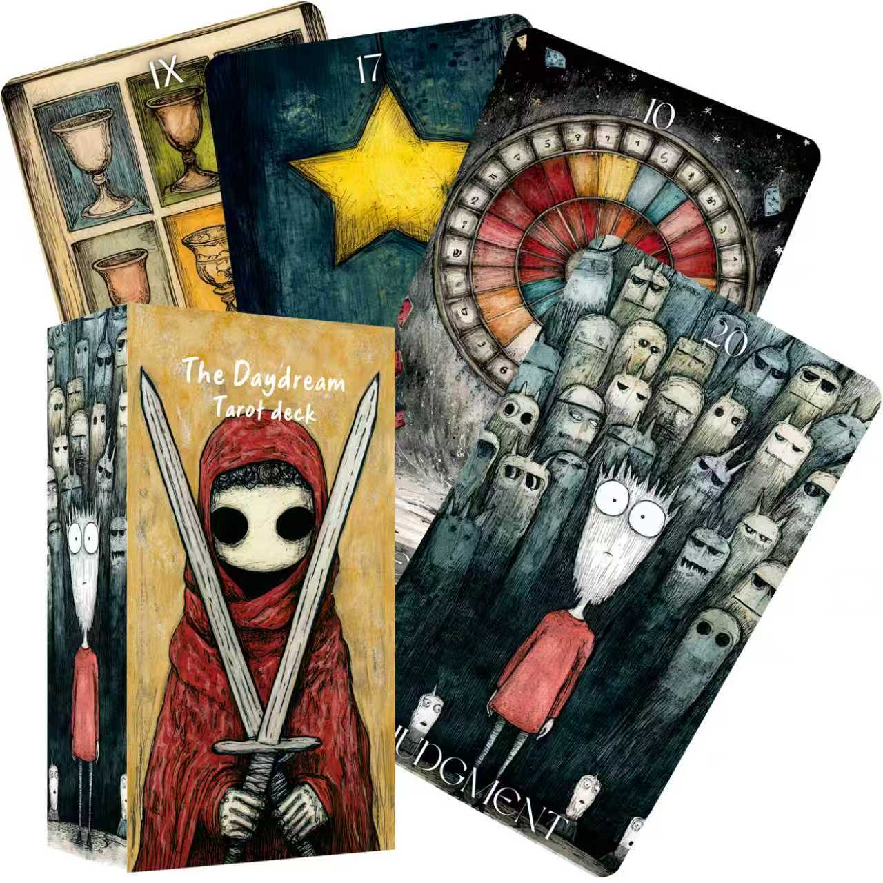 Daydream Tarot Cards for Beginners, Tarot Deck Surreal Dreamlike Style, Fortune Telling Cards