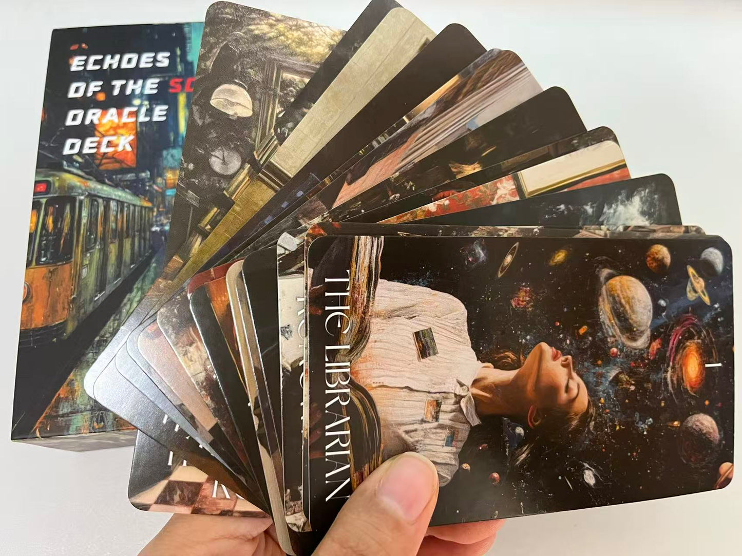 Echoes of The Soul Oracle Cards with Guidebook, 80 Oracle Deck Help You delve into The Realms of Introspection, Emotional Healing, and Spiritual Alignment