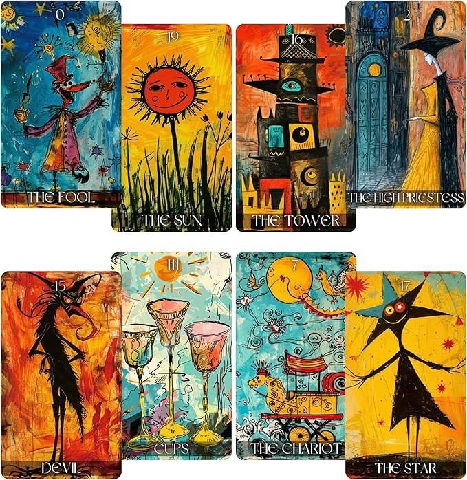 Graffiti Tarot Deck, Unique Tarot Cards for Beginners, Spiritual Guidance Cards