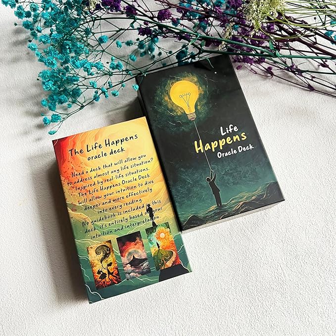 Life Happens Oracle Cards, Love Oracle Cards for Beginners, Clarifying Life Situations Oracle Deck, Spiritual