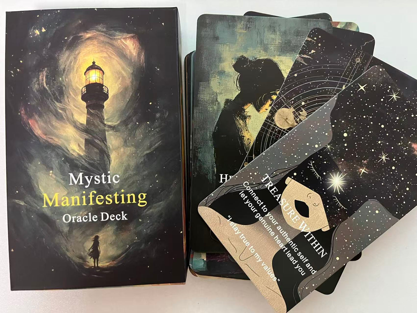 Mystic Manifesting Oracle Deck, Oracle Cards for Co-Creating Your Future with Spirit