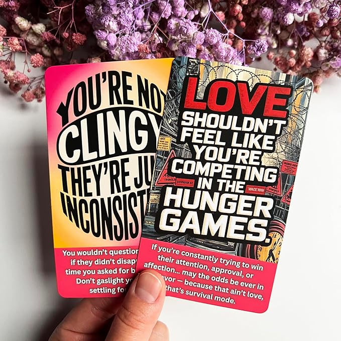 OH HELL NAH Love Oracle Cards, Relationship & Self-Love Guidance Cards, Intuitive Oracle Deck