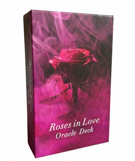 Roses in Love Oracle Cards Deck, Oracle Cards for Beginners, Oracle Deck Help You delve into Your Love Life and Help You Move Towards Your Highest self.