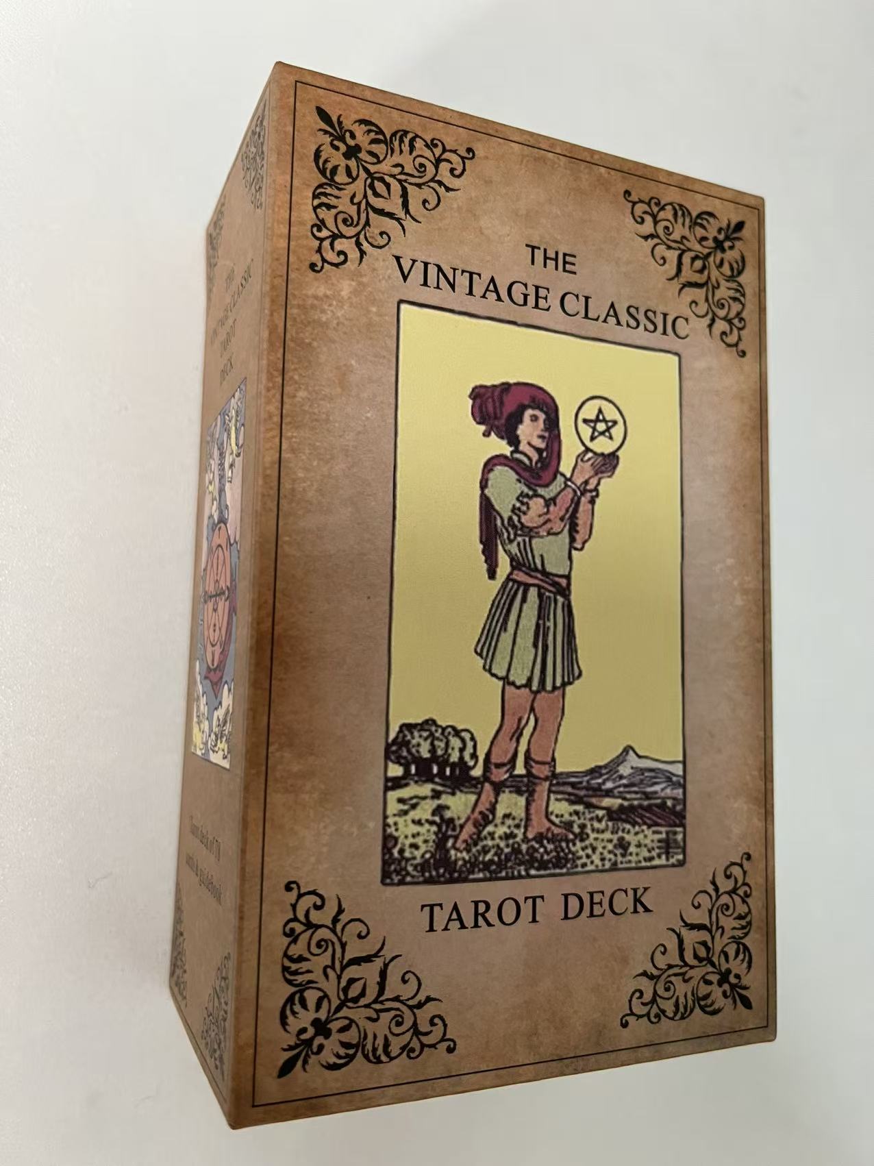 Vintage Tarot Deck, Classic Tarot Cards for Beginners, Spiritual Guidance & Intuitive Reading Deck