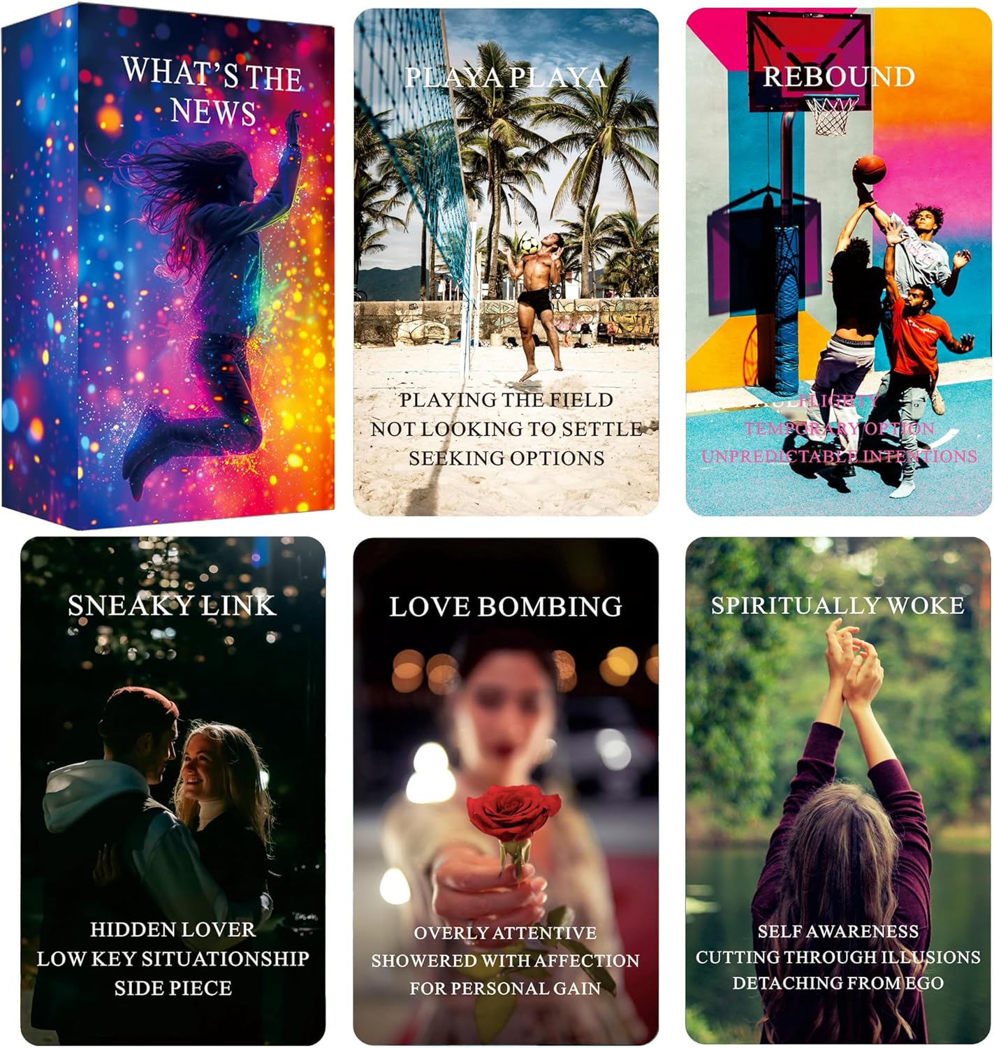 What's The News? Situations Oracle Cards, Life Oracle Deck, Love and Career Oracle Cards for Beginners, Pouring hot Tea and Expose Hidden Truths