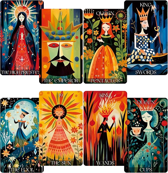 Wonderland Tarot Deck, Tarot Cards for Beginners, Intuitive Reading Cards