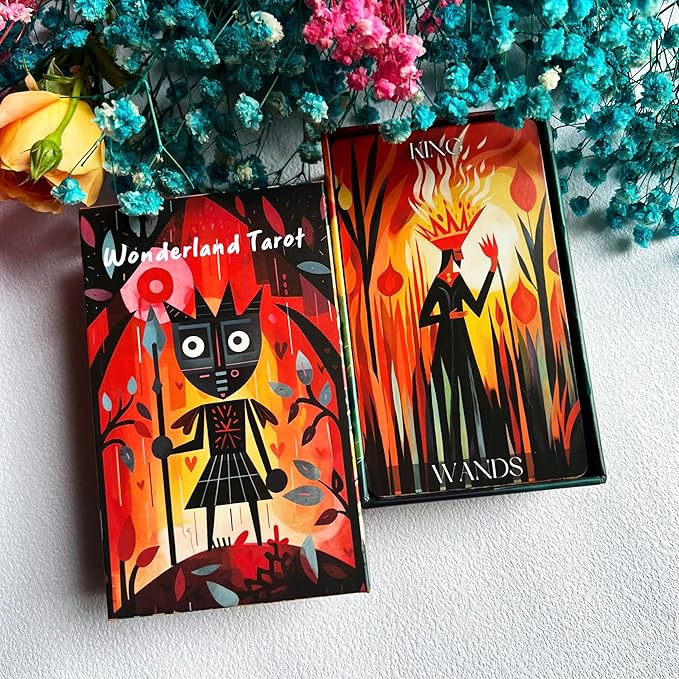 Wonderland Tarot Deck, Tarot Cards for Beginners, Intuitive Reading Cards