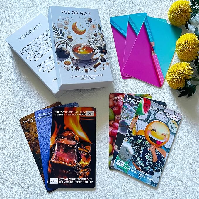 Yes Or No? Clarifying Life Situations Oracle Cards Deck, Oracle Cards for Beginners, Deck Help You Control Your Life
