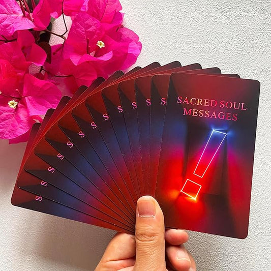 Sacred Soul Oracle Cards Deck, Higher Self Messages Oracle Cards, Oracle Deck Combines Art, Intuition, and Ancient Wisdom to Show You The Way Forward