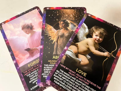 Angel's Wisdom Oracle Cards Online – Oracle Cards for Beginners, Angel Number Affirmation Cards, Oracle Deck Used for Your Path to Divine Guidance