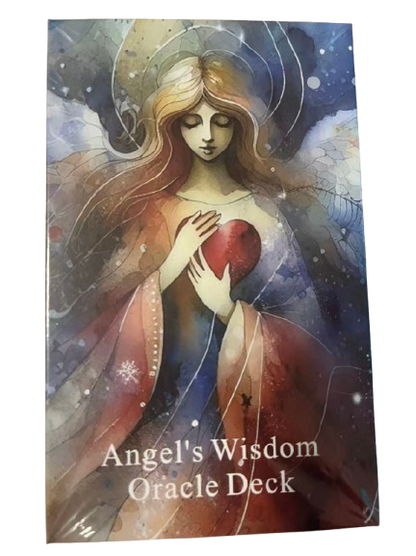 Angel's Wisdom Oracle Cards Deck, Oracle Cards for Beginners, Angel Number Affirmation Cards, Oracle Deck Used for Your Path to Divine Guidance