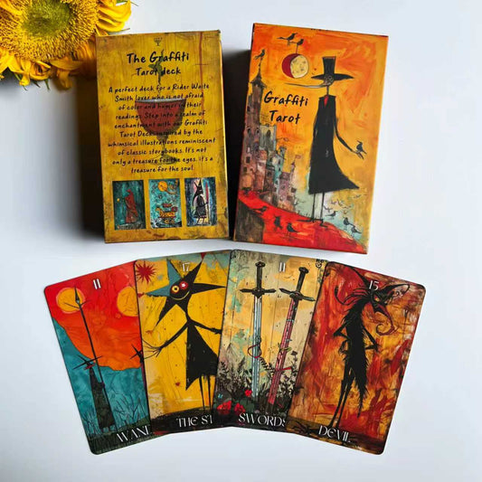 Graffiti Tarot Cards for Sale – Unique Tarot Cards for Beginners, Unique Tarot Cards