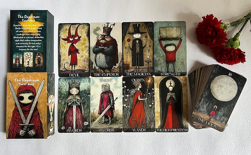 Daydream Tarot Cards for Beginners – Tarot Deck Surreal Dreamlike Style, Tarot Cards Aesthetic, Tarot Cards for Sale