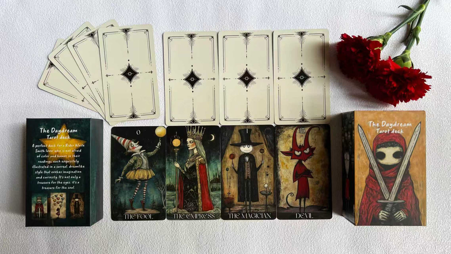 Daydream Tarot Cards for Beginners – Tarot Deck Surreal Dreamlike Style, Tarot Cards Aesthetic, Tarot Cards for Sale