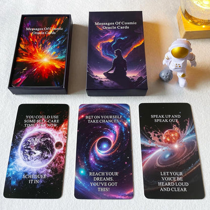 Higher Self Messages Oracle Deck, Cosmic Oracle Cards, Positive Affirmations Cards Help You Create Your Best Life