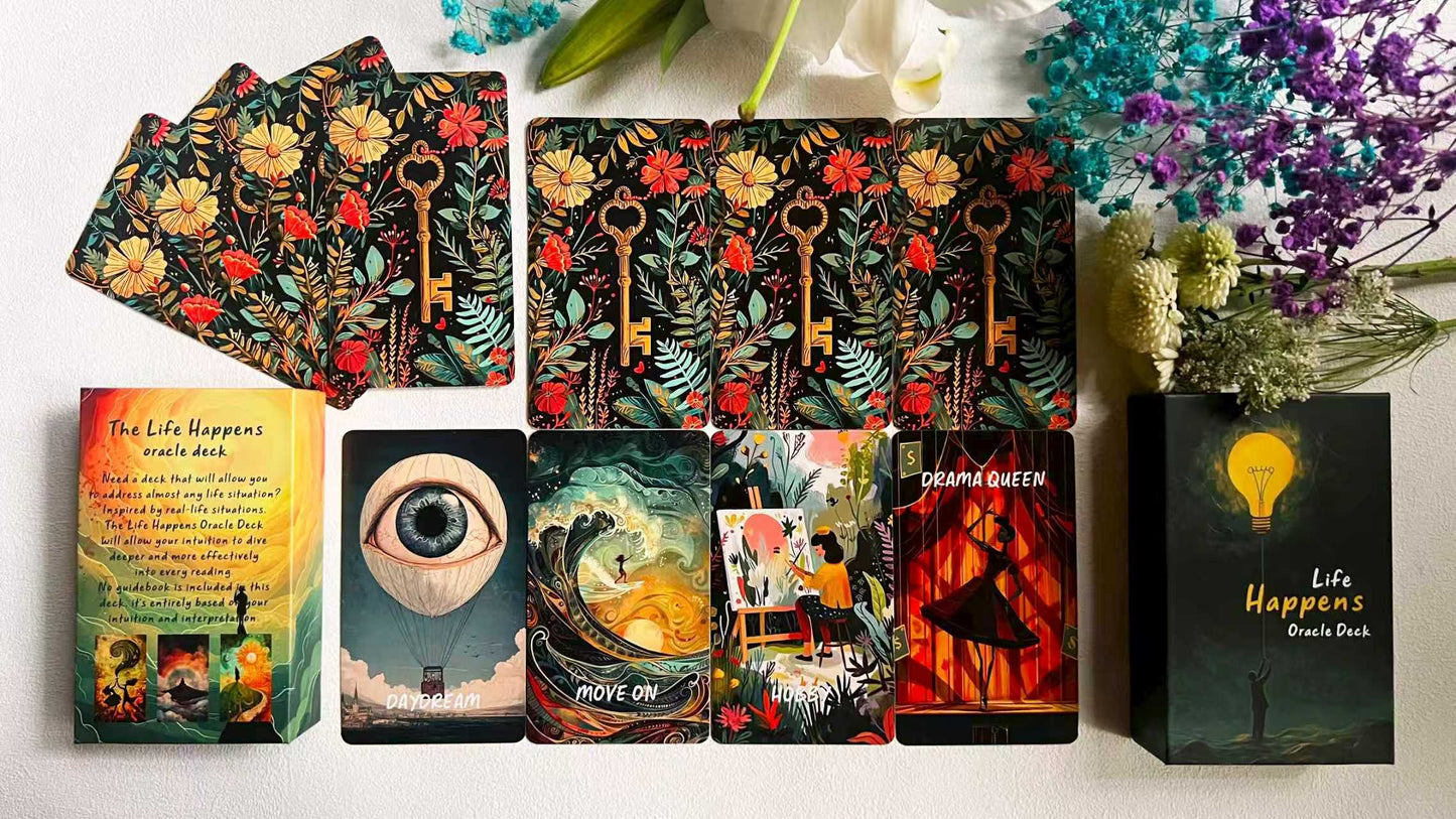 Life Happens Oracle Cards for Beginners – Everyday Clarity & Life Guidance