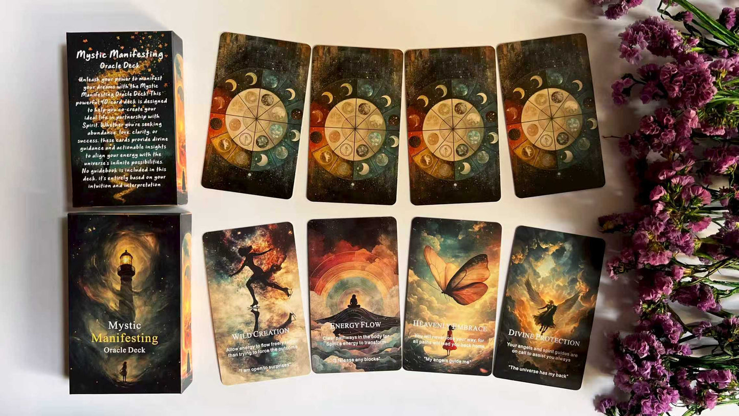 Mystic Manifesting Oracle Cards – Law of Attraction & Manifestation Deck