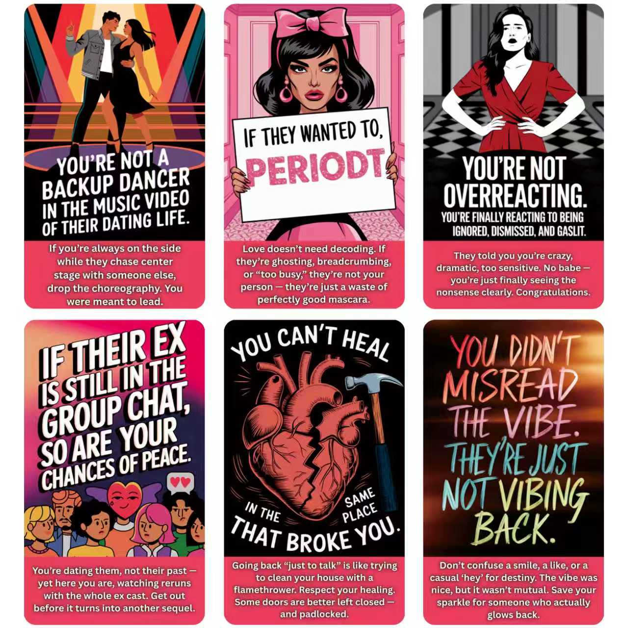 OH HELL NAH Love Oracle Cards Online – Relationship & Self-Love Guidance Cards, Intuitive Oracle Deck