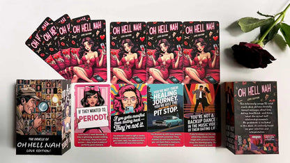 OH HELL NAH Love Oracle Cards Online – Relationship & Self-Love Guidance Cards, Intuitive Oracle Deck
