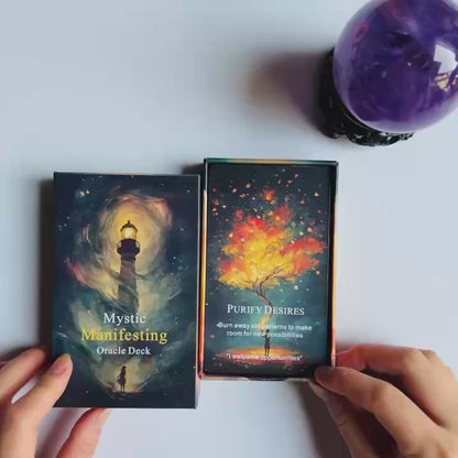 Mystic Manifesting Oracle Cards – Law of Attraction & Manifestation Deck