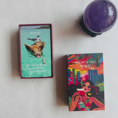 What’s the News Oracle Cards – Life Situations & Relationship Insight Deck