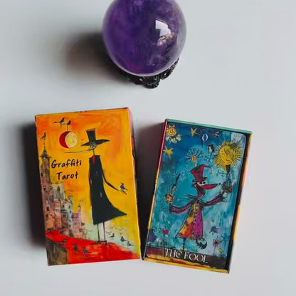Graffiti Tarot Cards – Urban Art Style Deck for Modern Tarot Reading