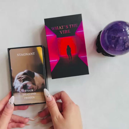 What’s the Vibe Oracle Cards for Beginners – Love, Career & Relationship Guidance Deck