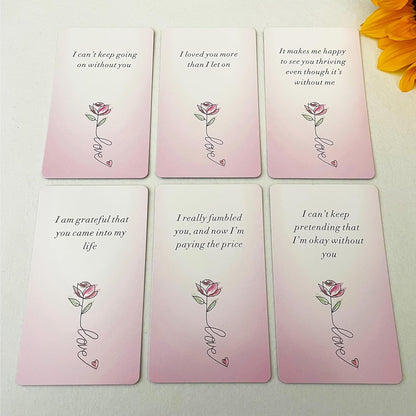 Roses in Love Oracle Cards Deck – Oracle Cards for Beginners, Oracle Deck Help You delve into Your Love Life and Help You Move Towards Your Highest self.