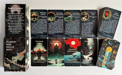 Seeds of Stardust Oracle Deck, Cosmic Oracle Cards for Intuition, 80 Tarot Cards for Divine Guidance and Higher Self Messages