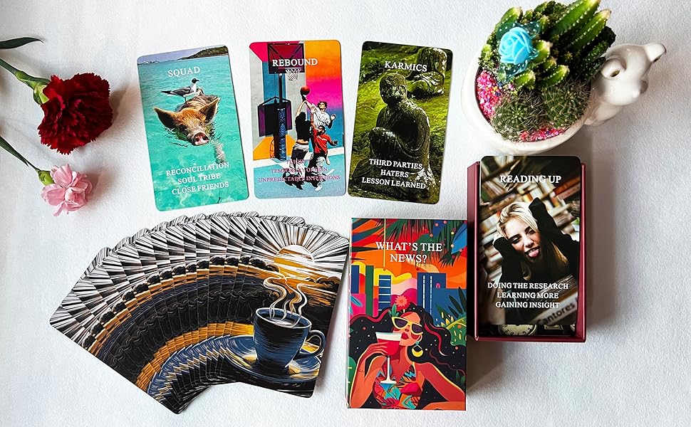 What's The News? Situations Oracle Cards, Tarot Cards for Beginners, Oracle Deck Used for Love, Career and Life Relationships