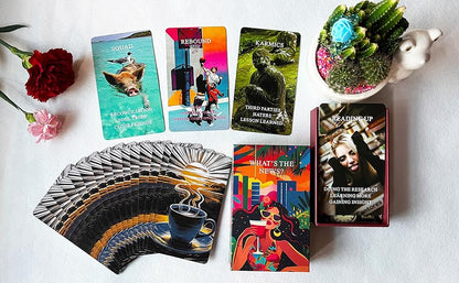 What's The News? Situations Oracle Cards, Tarot Cards for Beginners, Oracle Deck Used for Love, Career and Life Relationships