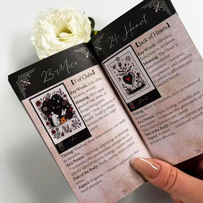 Witchy Lenormand Oracle Cards for Beginners – 36 Card Divination Deck with Guidebook